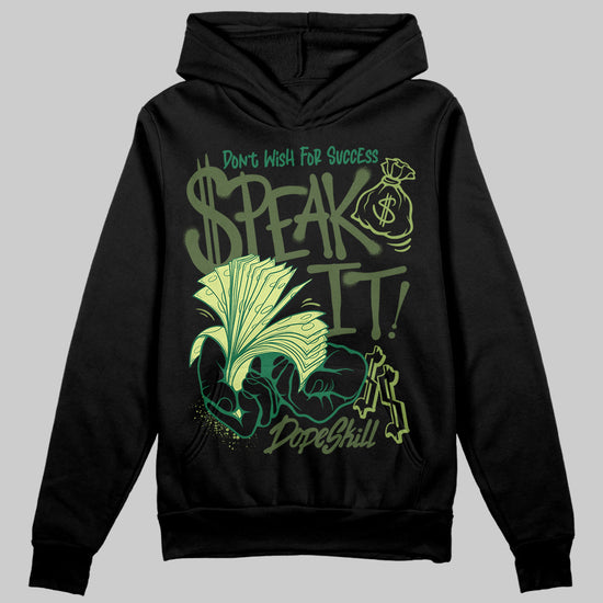 Foamposite Pro 'Pine Green' DopeSkill Hoodie Sweatshirt Speak It Graphic Streetwear - Black
