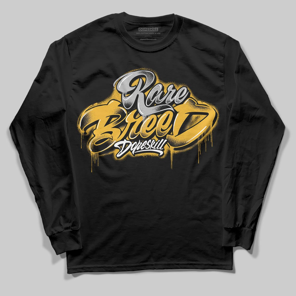 Jordan 5 'Tokyo' DopeSkill Long Sleeve T-Shirt Rare Breed Type Graphic Streetwear - Black