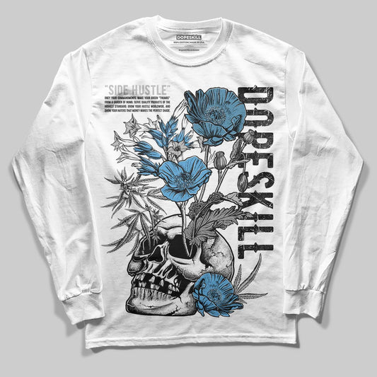 Jordan 10 OG “Steel” DopeSkill Long Sleeve T-Shirt Side Hustle Graphic Streetwear - White