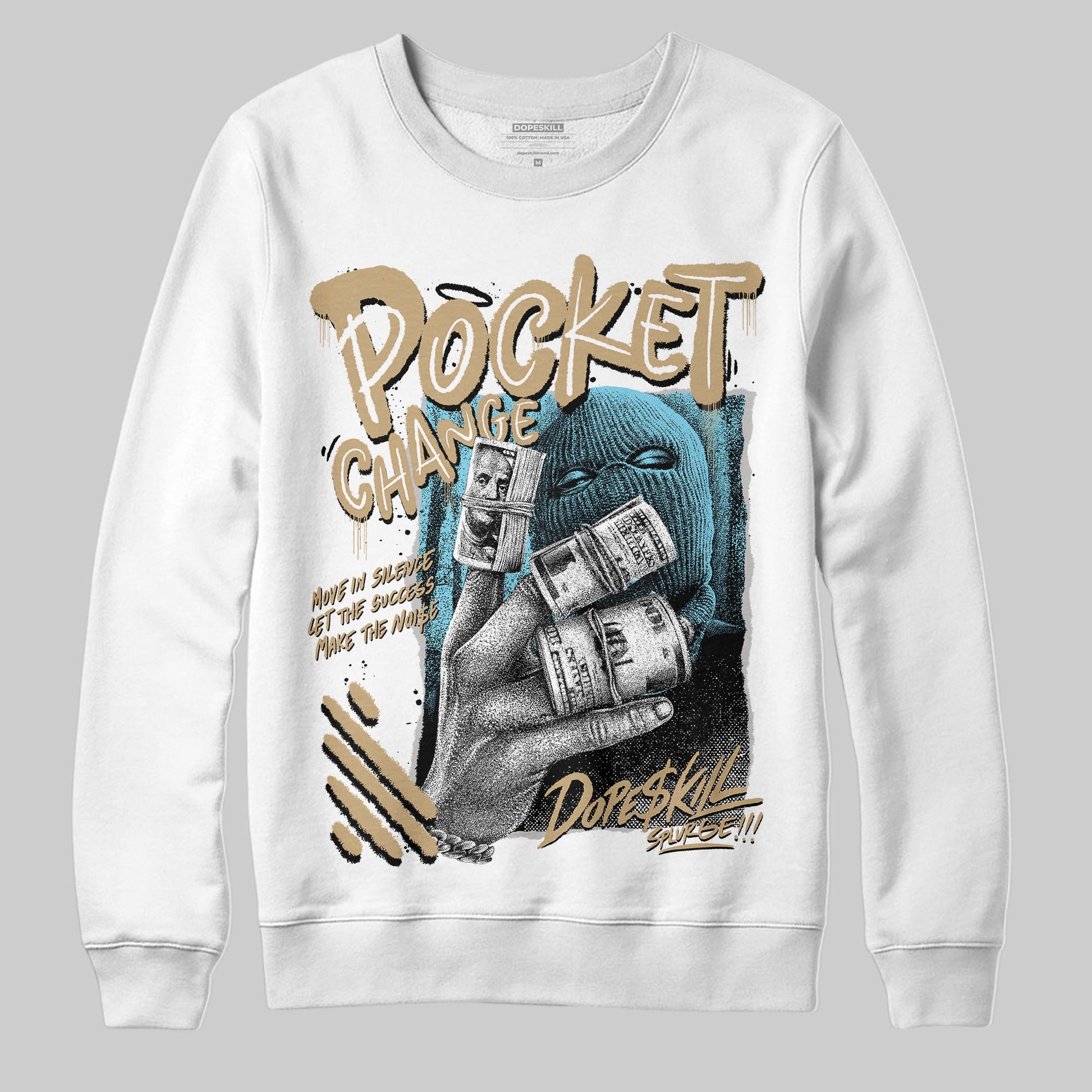 Jordan 11 City Pack “H-Town” DopeSkill Sweatshirt Pocket Change Graphic Streetwear - White