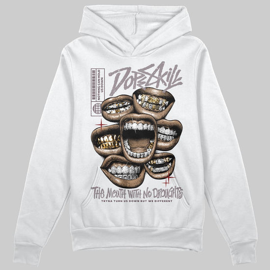 A Ma Maniére x Air Jordan 6 Retro “Smoky Mauve”⁠ DopeSkill Hoodie Sweatshirt The Mouth With No Droughts Graphic Streetwear - White