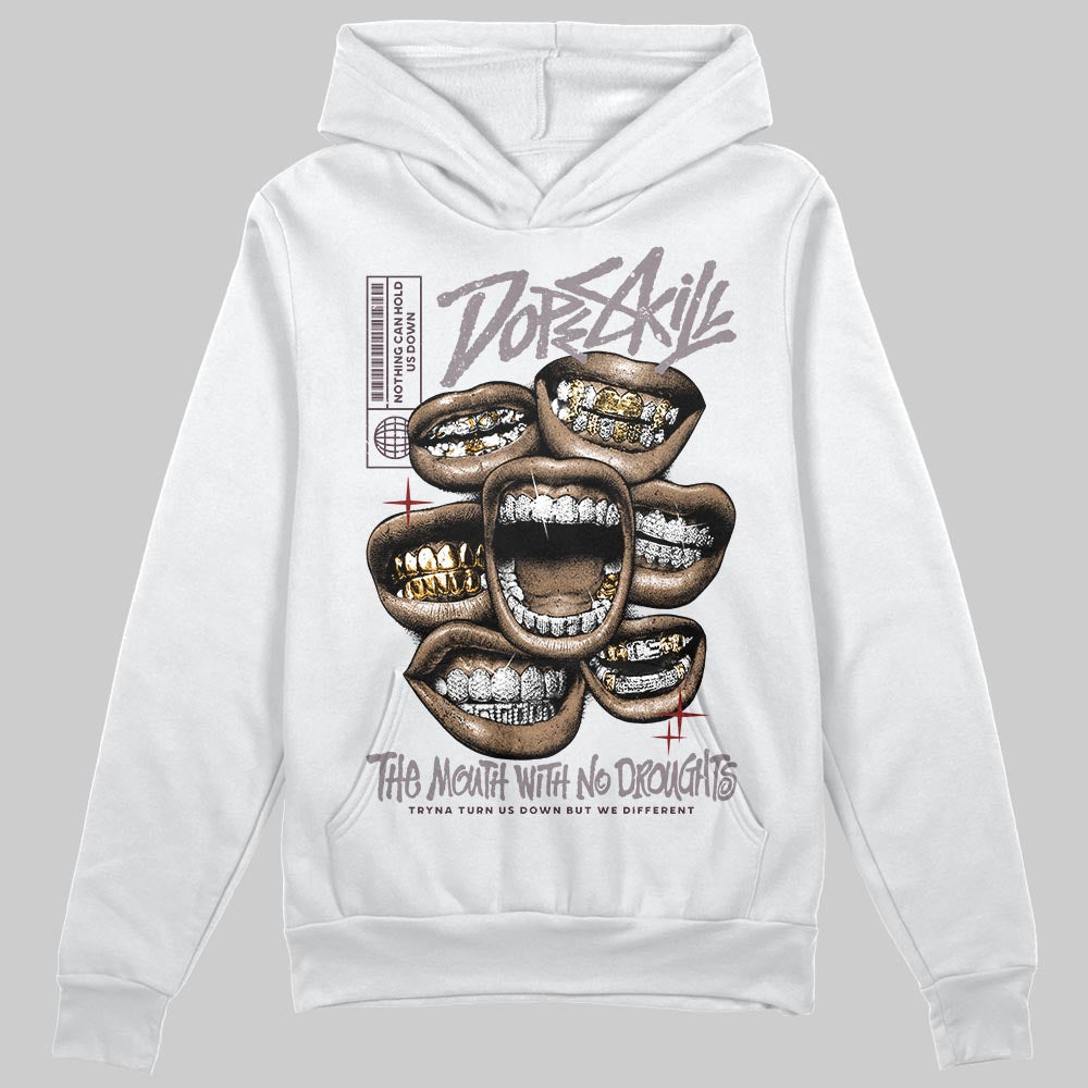 A Ma Maniére x Air Jordan 6 Retro “Smoky Mauve”⁠ DopeSkill Hoodie Sweatshirt The Mouth With No Droughts Graphic Streetwear - White