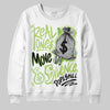 Air Max 95 Big Bubble Neon Yellow DopeSkill Sweatshirt Real Ones Move In Silence Graphic Streetwear - White