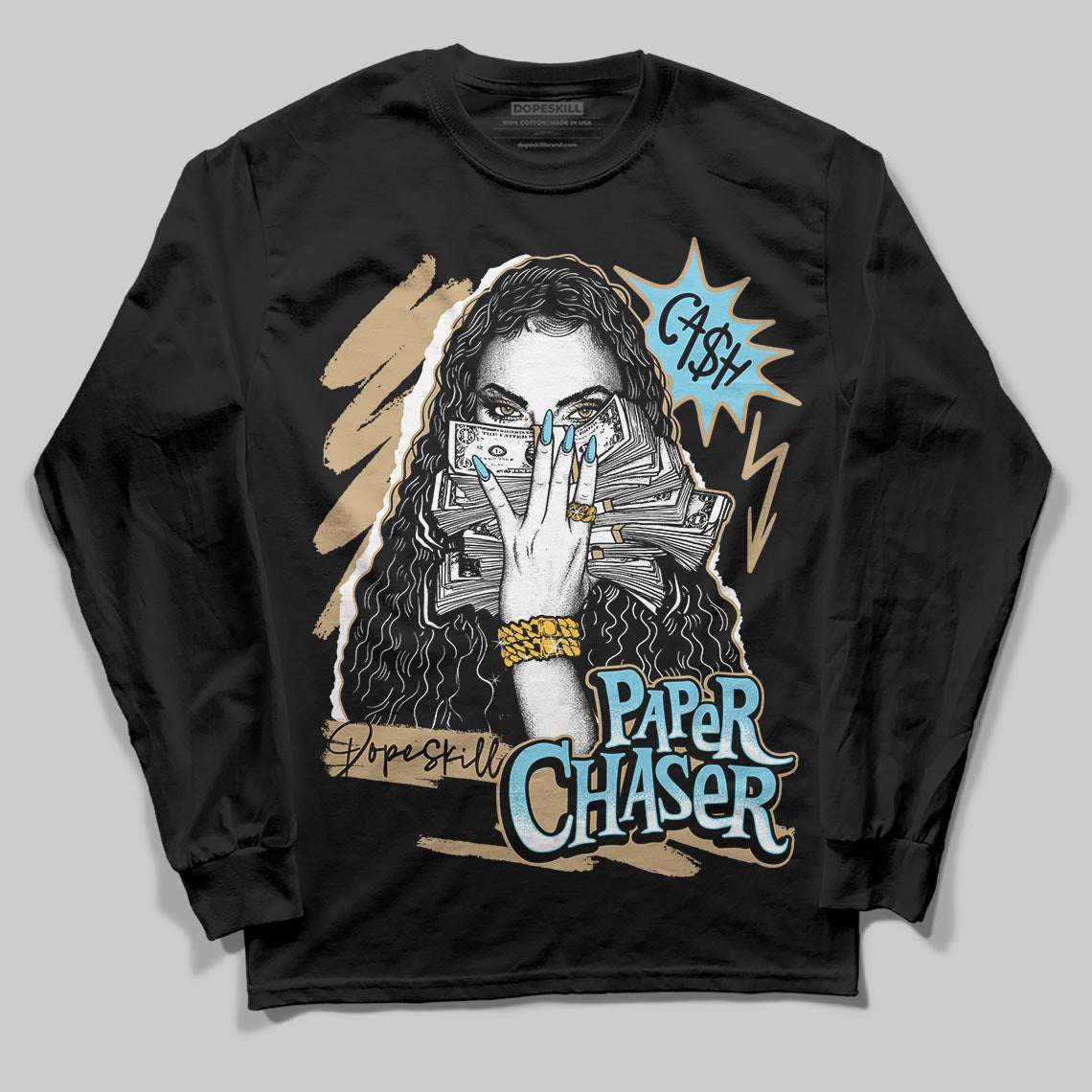 Jordan 11 City Pack “H-Town” DopeSkill Long Sleeve T-Shirt NPC Graphic Streetwear - Black