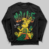 Green Sneakers DopeSkill Long Sleeve T-Shirt Slow Life Graphic Streetwear  - black