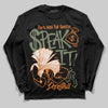 Jordan 4 Retro OG SP Undefeated (2025) DopeSkill Long Sleeve T-Shirt Speak It Graphic Streetwear - Black