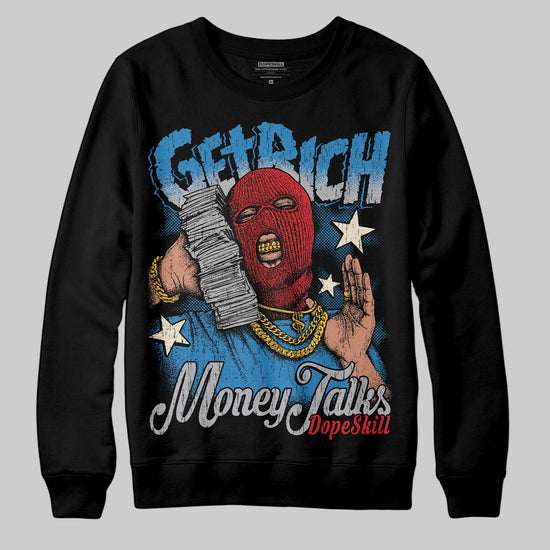 Jordan 3 Retro OG Rare Air DopeSkill Sweatshirt Get Rich Graphic Streetwear - Black