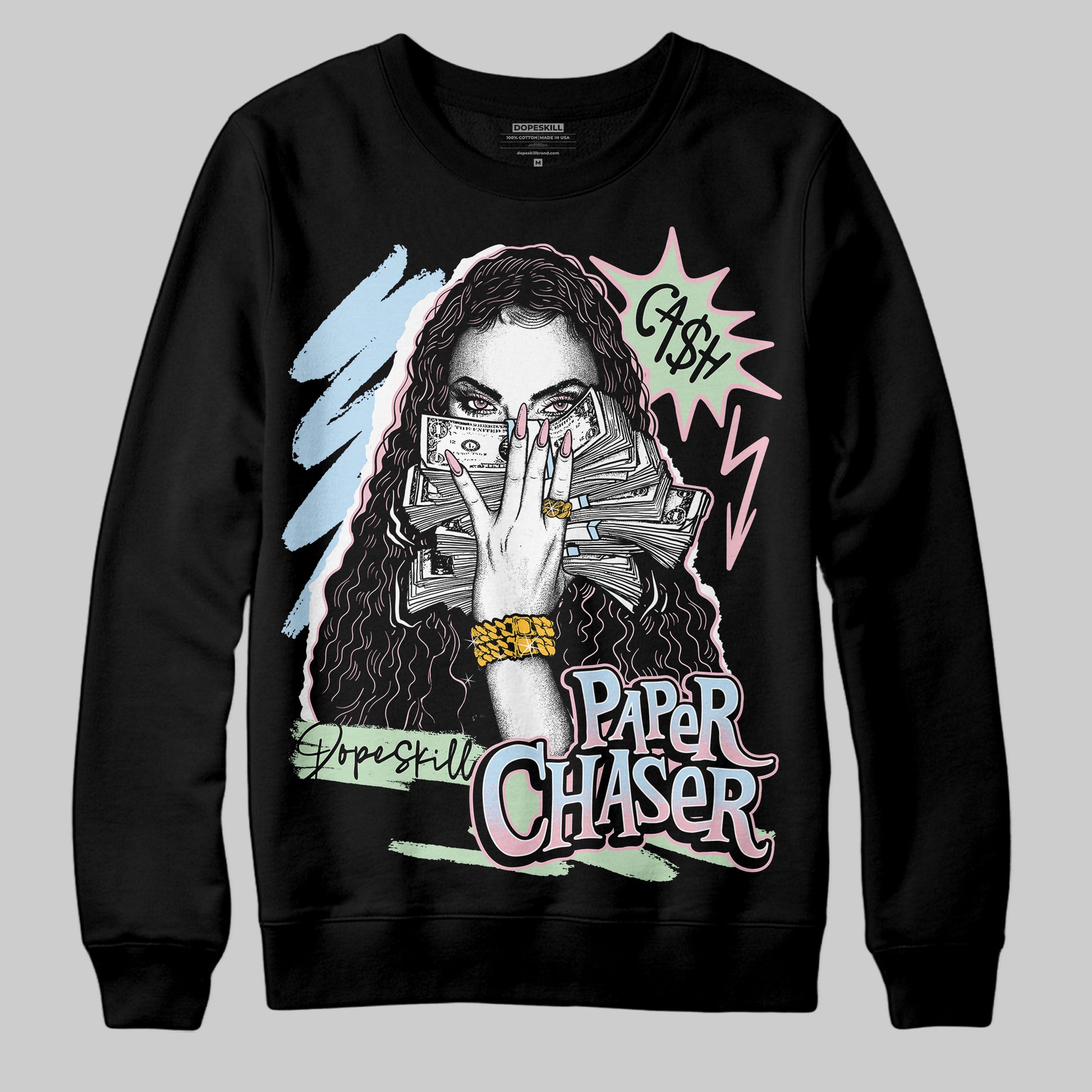 Jordan 4 Retro Valentine's Day (2026) (GS) DopeSkill Sweatshirt NPC Graphic Streetwear - black