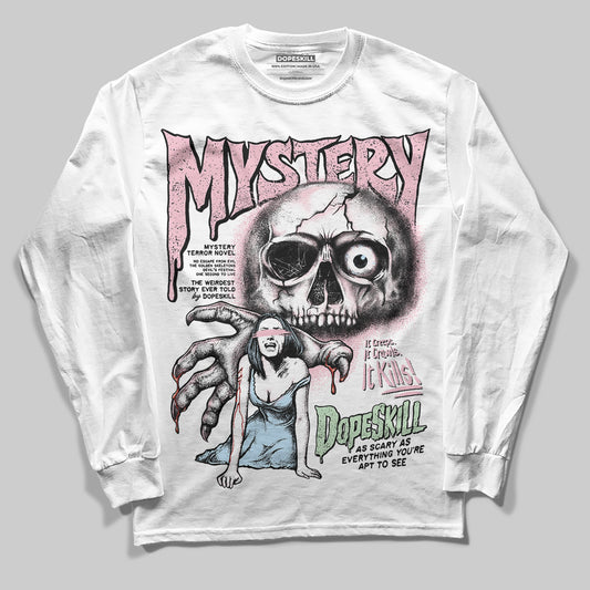 Jordan 4 Retro Valentine's Day (2026) (GS) DopeSkill Long Sleeve T-Shirt Mystery Ghostly Grasp Graphic Streetwear - White