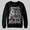 Jordan 12 Black Wolf Grey DopeSkill Sweatshirt No Fear Graphic Streetwear - black