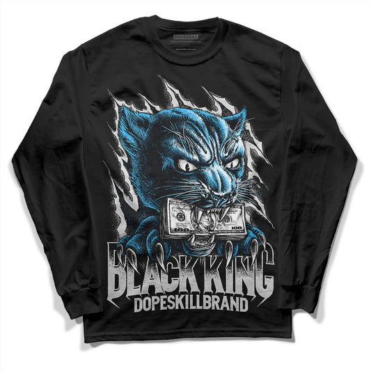 Dunk Low ‘Pure Platinum’ DopeSkill Long Sleeve T-Shirt Black King Graphic Streetwear - Black