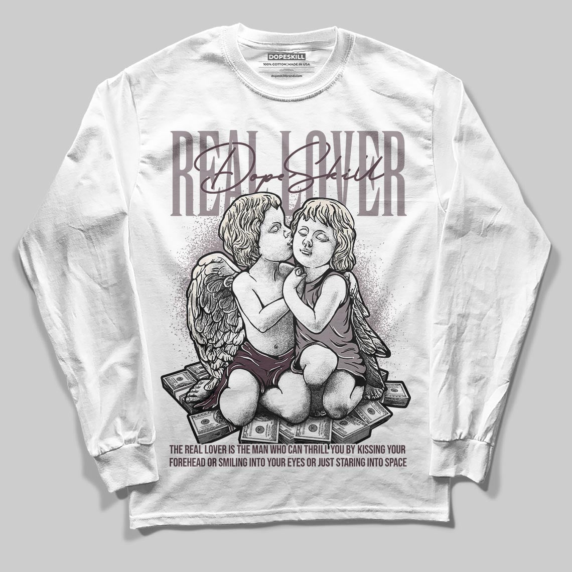 A Ma Maniére x Air Jordan 6 Retro “Smoky Mauve”⁠ DopeSkill Long Sleeve T-Shirt Real Lover Graphic Streetwear - White