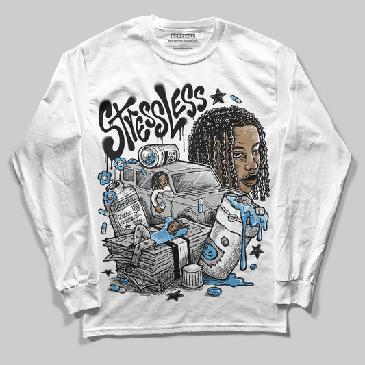 Jordan 10 OG “Steel” DopeSkill Long Sleeve T-Shirt Stressless Graphic Streetwear - White