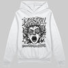 Black and White Sneakers DopeSkill Hoodie Sweatshirt Root of Evil Graphic Streetwear - White
