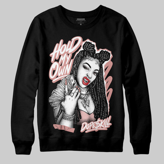 Jordan 40 “Dusty Rose” DopeSkill Sweatshirt New H.M.O Graphic Streetwear - Black