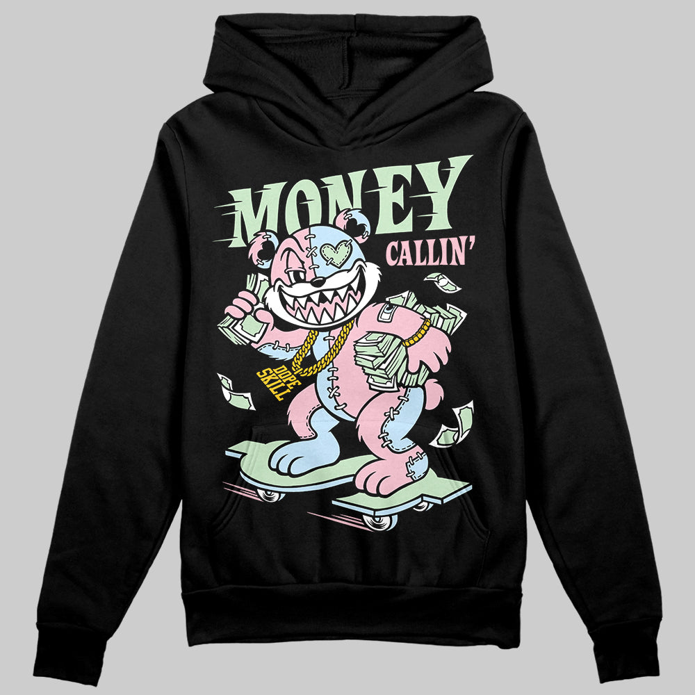 Jordan 4 Retro Valentine's Day (2026) (GS) DopeSkill Hoodie Sweatshirt Money Callin' Graphic Streetwear - Black