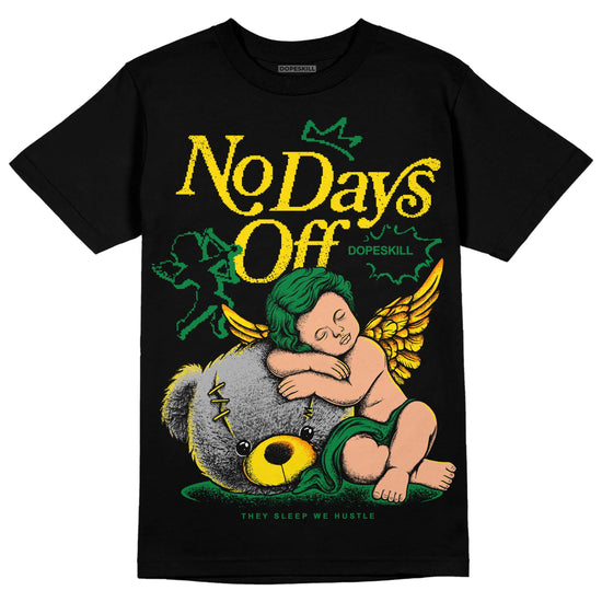 Dunk Low Reverse Brazil DopeSkill T-Shirt New No Days Off Graphic Streetwear - Black