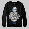 University Blue Sneakers DopeSkill Sweatshirt Scared Money Don't Make No Money Graphic Streetwear - Black