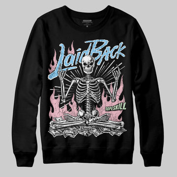 Jordan 4 Retro Valentine's Day (2026) (GS) DopeSkill Sweatshirt Laid Back Graphic Streetwear - Black