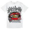 Black and White Sneakers DopeSkill T-Shirt Hot Mouth Graphic Streetwear - White 