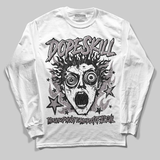 A Ma Maniére x Air Jordan 6 Retro “Smoky Mauve”⁠ DopeSkill Long Sleeve T-Shirt Root of Evil Graphic Streetwear - White