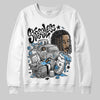 Jordan 10 OG “Steel” DopeSkill Sweatshirt Stressless Graphic Streetwear - White