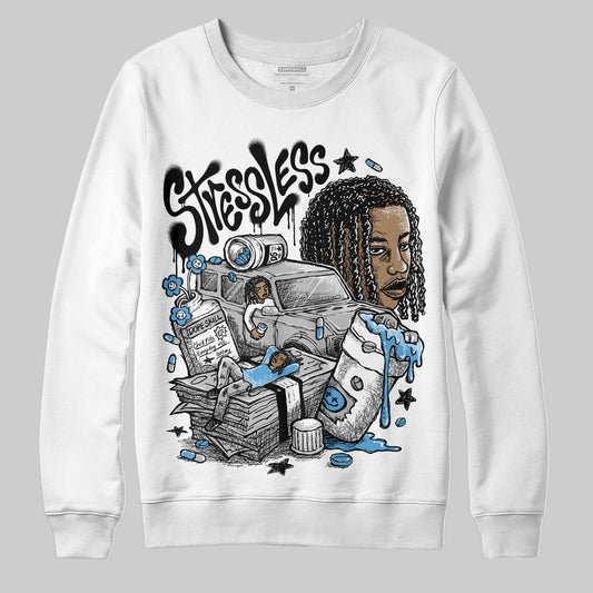 Jordan 10 OG “Steel” DopeSkill Sweatshirt Stressless Graphic Streetwear - White