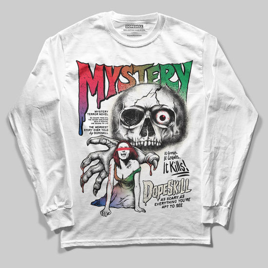 Jordan 11 Retro 285 Atlanta DopeSkill Long Sleeve T-Shirt Mystery Ghostly Grasp Graphic Streetwear - White