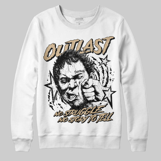 TAN Sneakers DopeSkill Sweatshirt Outlast Graphic Streetwear - White