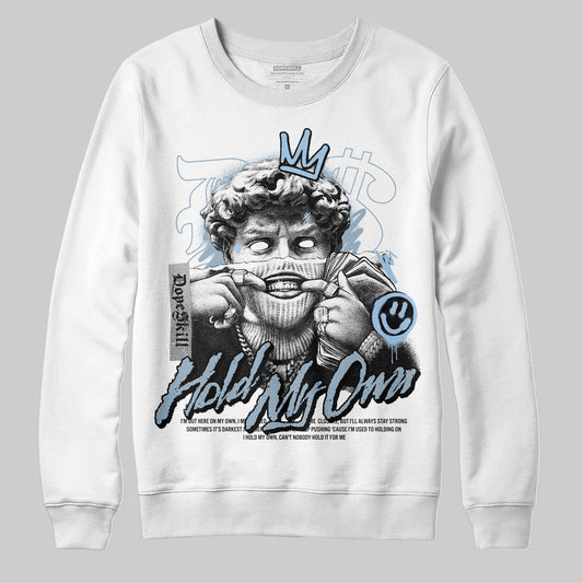 Jordan 40 “Blue Suede” DopeSkill Sweatshirt In My Way Graphic Streetwear - White