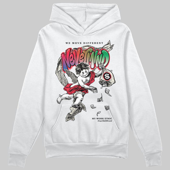 Jordan 11 Retro 285 Atlanta DopeSkill Hoodie Sweatshirt Nevermind Graphic Streetwear - White