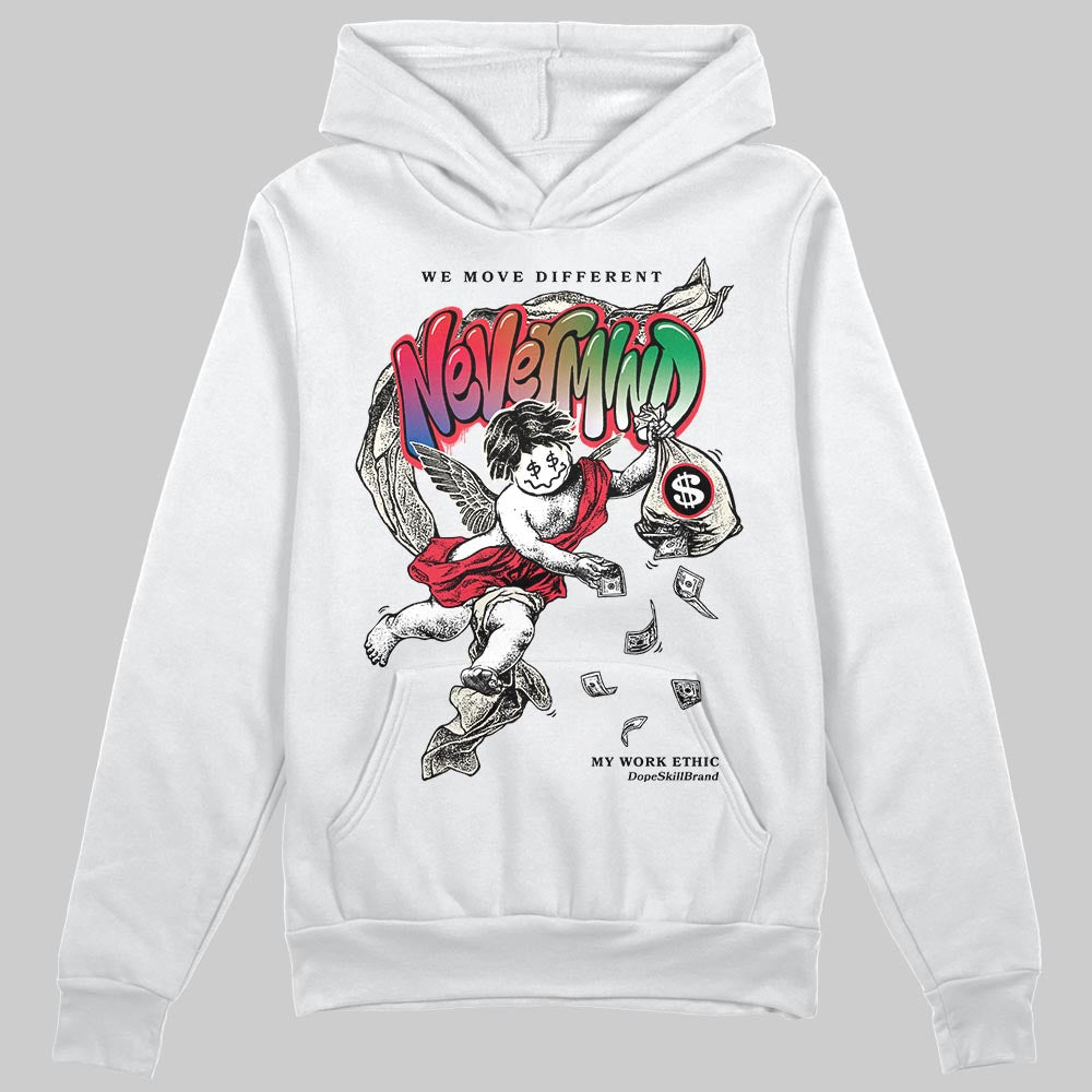 Jordan 11 Retro 285 Atlanta DopeSkill Hoodie Sweatshirt Nevermind Graphic Streetwear - White