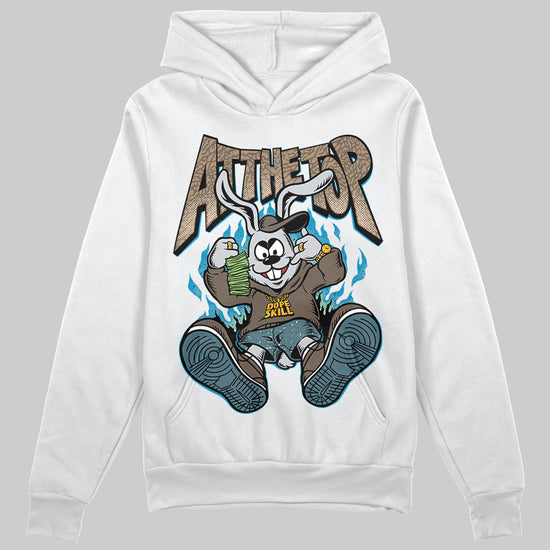 Jordan 3 GS “We Outside” DopeSkill Hoodie Sweatshirt At The Top Graphic Streetwear - White