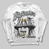 Jordan 5 Retro Wolf Grey (2026) DopeSkill Long Sleeve T-Shirt No Rules Graphic Streetwear - White