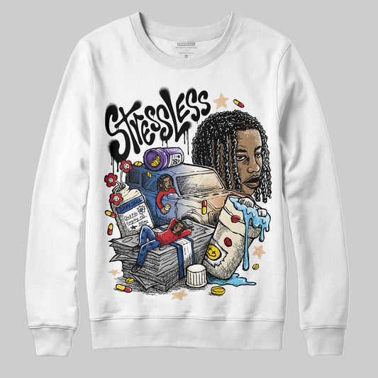 Jordan 17 Retro Low SP Infinite Archives DopeSkill Sweatshirt Stressless Graphic Streetwear - White
