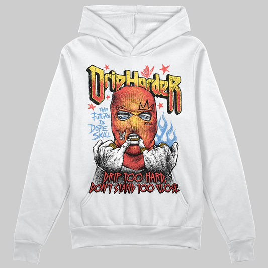 Red Sneakers DopeSkill Hoodie Sweatshirt Drip Harder Graphic Streetwear - White