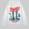 Red Sneakers DopeSkill Hoodie Loyalty Graphic Streetwear - White