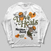 Olive Sneakers DopeSkill Long Sleeve T-Shirt New Love Heals Graphic Streetwear - White 