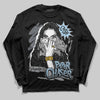 Jordan 5 Retro Wolf Grey (2026) DopeSkill Long Sleeve T-Shirt NPC Graphic Streetwear - Black