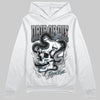 Jordan 5 Retro Wolf Grey (2026) DopeSkill Hoodie Sweatshirt Drip or Die Graphic Streetwear - White