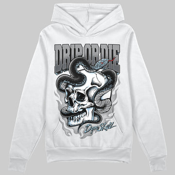 Jordan 5 Retro Wolf Grey (2026) DopeSkill Hoodie Sweatshirt Drip or Die Graphic Streetwear - White