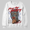 Jordan 3 “Seoul 2.0” DopeSkill Sweatshirt Never Stop Hustling Graphic Streetwear - White