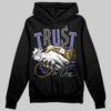 Jordan 4 Retro Lakers DopeSkill Hoodie Sweatshirt Trust No One Graphic Streetwear - Black