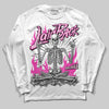 Pink Sneakers DopeSkill Long Sleeve T-Shirt Laid Back Graphic Streetwear - White