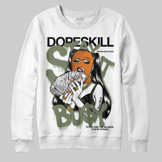 Jordan 4 Retro OG SP Undefeated (2025) DopeSkill Sweatshirt Stay It Busy Graphic Streetwear - White