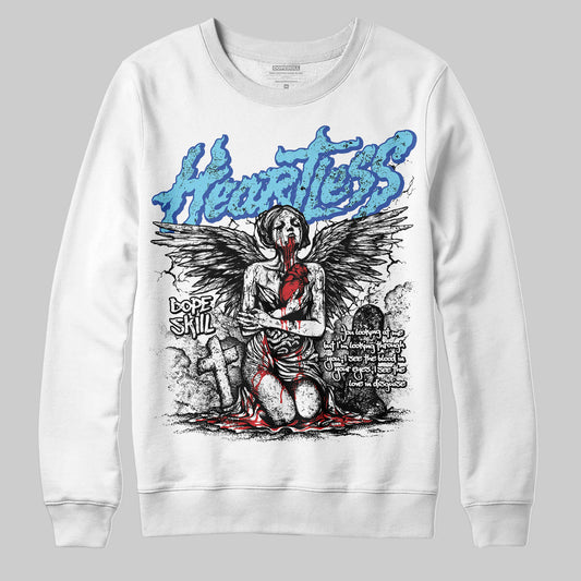 Dunk Low Argon DopeSkill Sweatshirt Heartless Graphic Streetwear - White