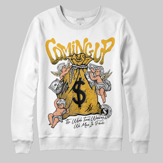 Jordan 5 'Tokyo' DopeSkill Sweatshirt Money Bag Coming Up Graphic Streetwear - White