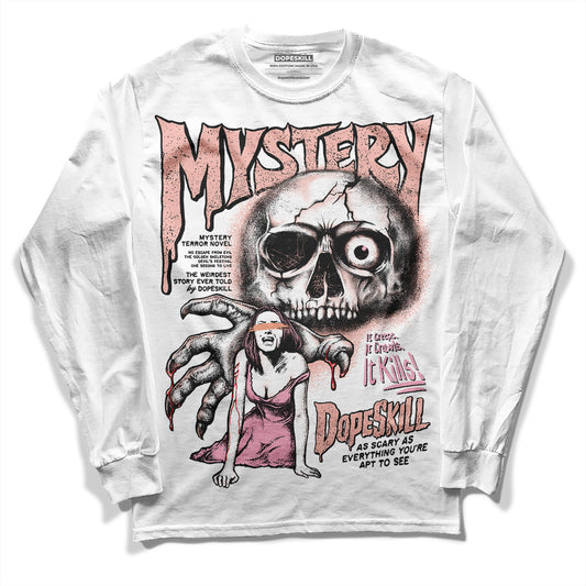 Jordan 11 Low “Legend Pink” DopeSkill Long Sleeve T-Shirt Mystery Ghostly Grasp Graphic Streetwear - White