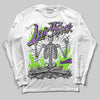 Neon Green Sneakers DopeSkill Long Sleeve T-Shirt Laid Back Graphic Streetwear - White