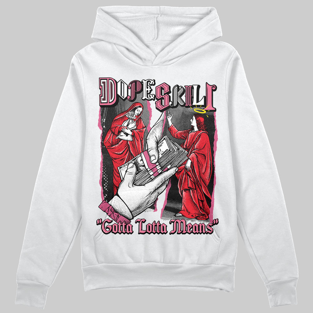 Diesel Pink S - Serendipity Pro-X1 Trainers DopeSkill Hoodie Sweatshirt Gotta Lotta Means Graphic Streetwear - WHite